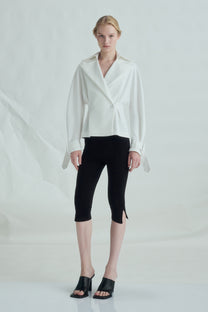 VICKTEERUT Double Breasted Trench Jacket เสื้อแจ๊คเก็ต แขนยาว ปกอย่างเสื้อโค้ท