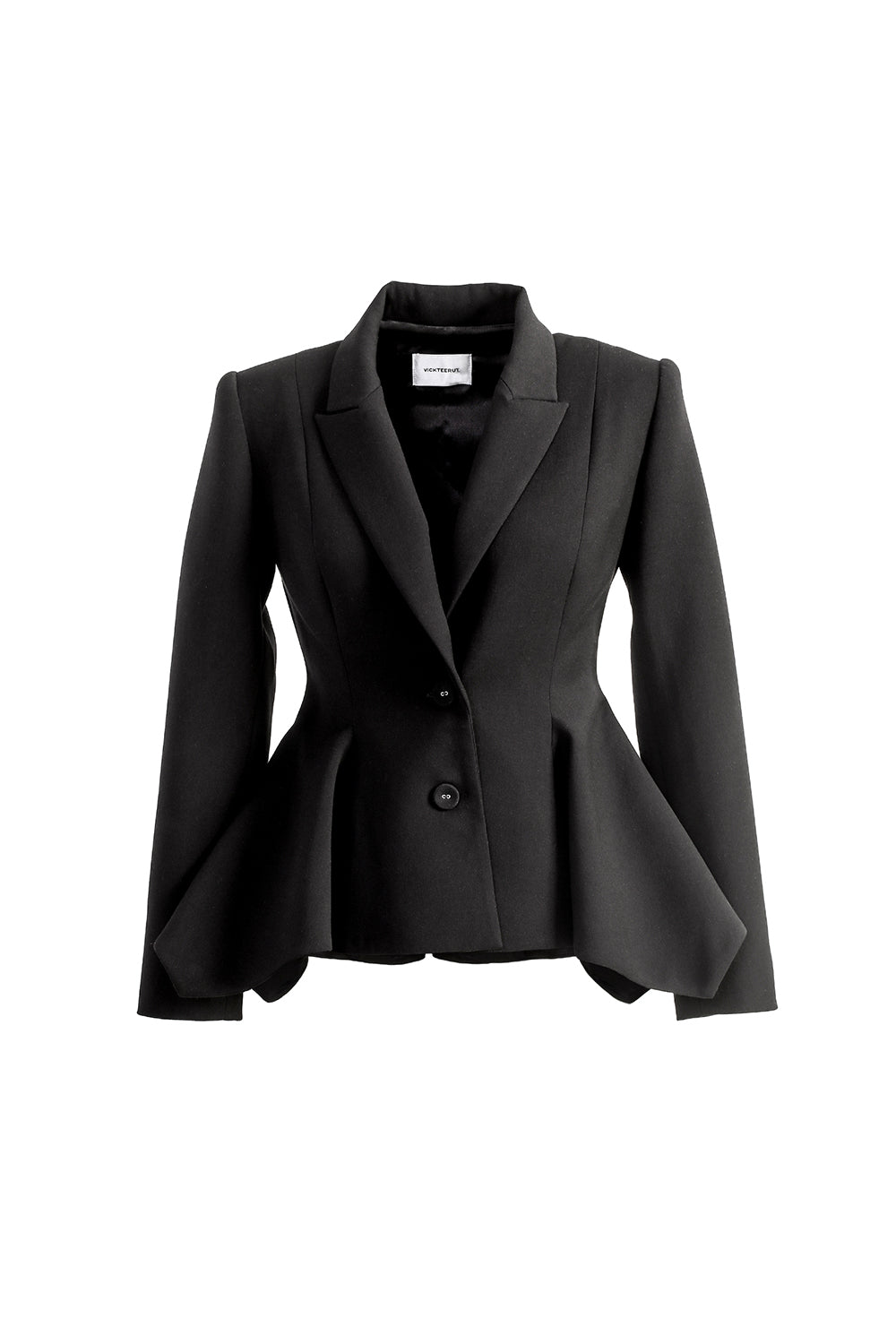 VICKTEERUT 2-Button Peplum Blazer เสื้อเบลเซอร์ สองกระดุม ชายระบาย