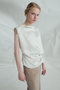 VICKTEERUT Bias-Cut Long Skirt กระโปรงยาว ผ้าเฉลียง