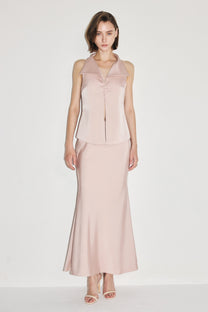 VICKTEERUT Bias-Cut Long Skirt กระโปรงยาว ผ้าเฉลียง