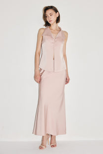 VICKTEERUT Bias-Cut Long Skirt กระโปรงยาว ผ้าเฉลียง