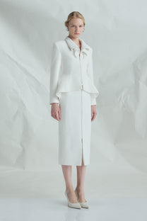 VICKTEERUT Front-Zip Pencil Skirt กระโปรงสอบ ซิปหน้า