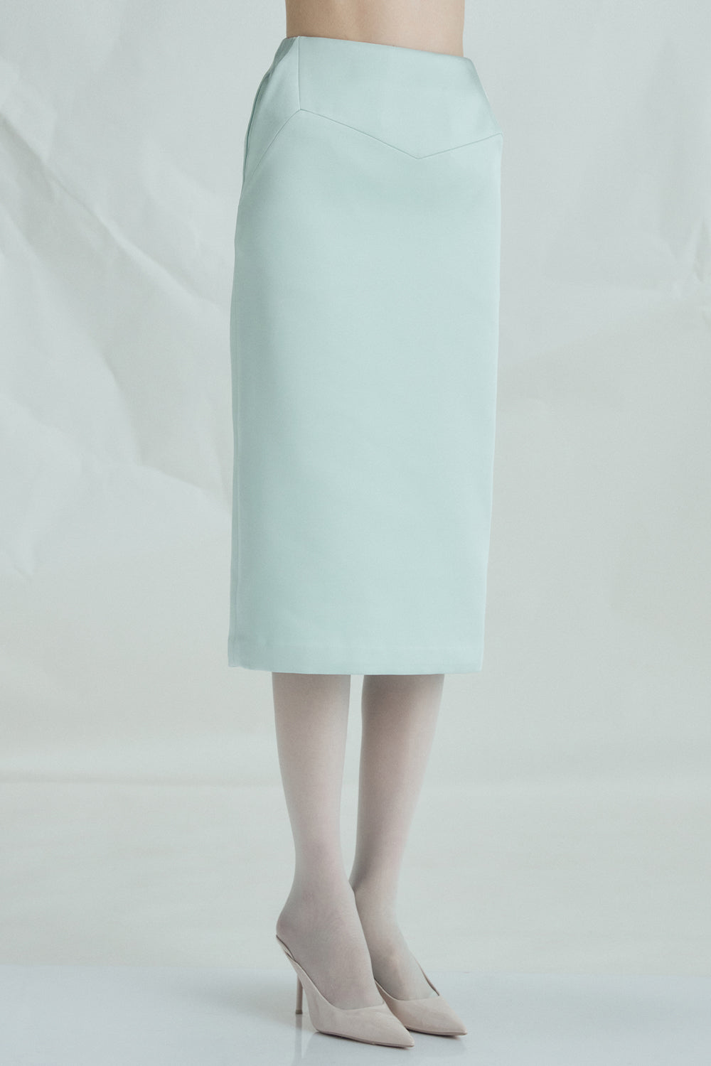 VICKTEERUT Back Slit Pencil Skirt กระโปรง ทรงสอบ ผ่าหลัง
