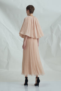 VICKTEERUT Pleated Skirt กระโปรงบาน อัดพลีท
