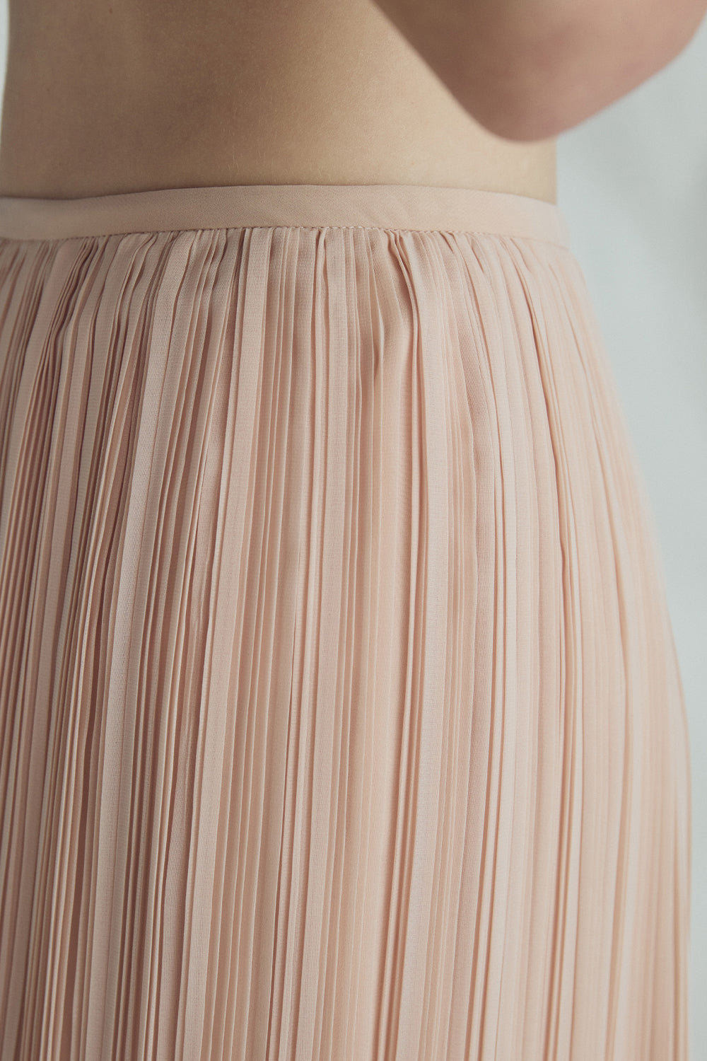 VICKTEERUT Pleated Skirt กระโปรงบาน อัดพลีท