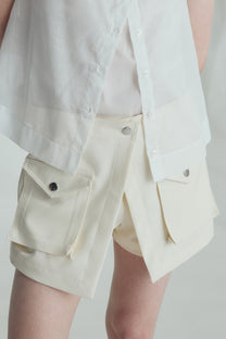 VICKTEERUT Skorts with Pocket Detail กระโปรงกางเกง ตกแต่งกระเป๋า