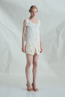 VICKTEERUT Skorts with Pocket Detail กระโปรงกางเกง ตกแต่งกระเป๋า