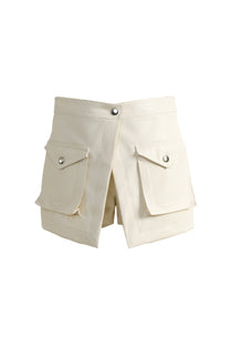 VICKTEERUT Skorts with Pocket Detail กระโปรงกางเกง ตกแต่งกระเป๋า