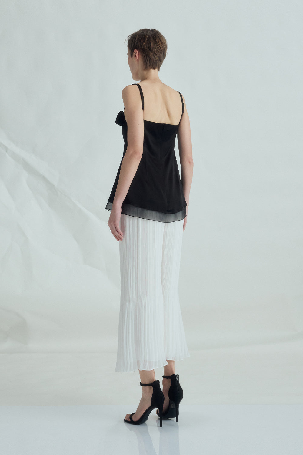 VICKTEERUT Pleated Chiffon Trousers กางเกงขายาว ผ้าชีฟอง อัดพลีท