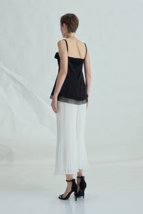 VICKTEERUT Pleated Chiffon Trousers กางเกงขายาว ผ้าชีฟอง อัดพลีท