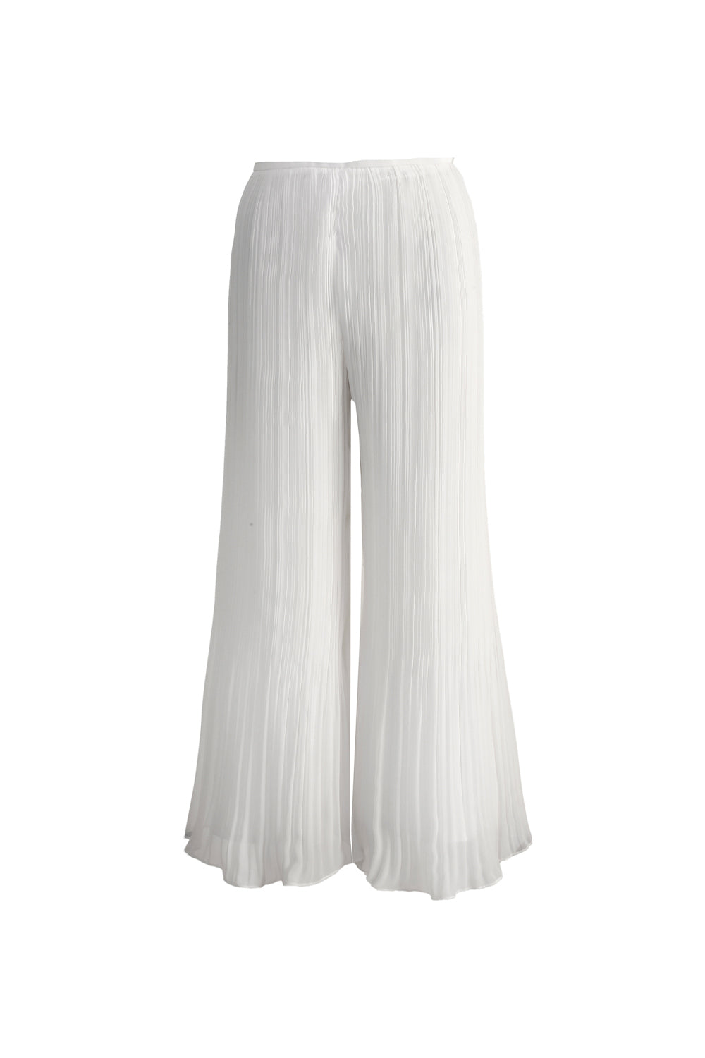 VICKTEERUT Pleated Chiffon Trousers กางเกงขายาว ผ้าชีฟอง อัดพลีท