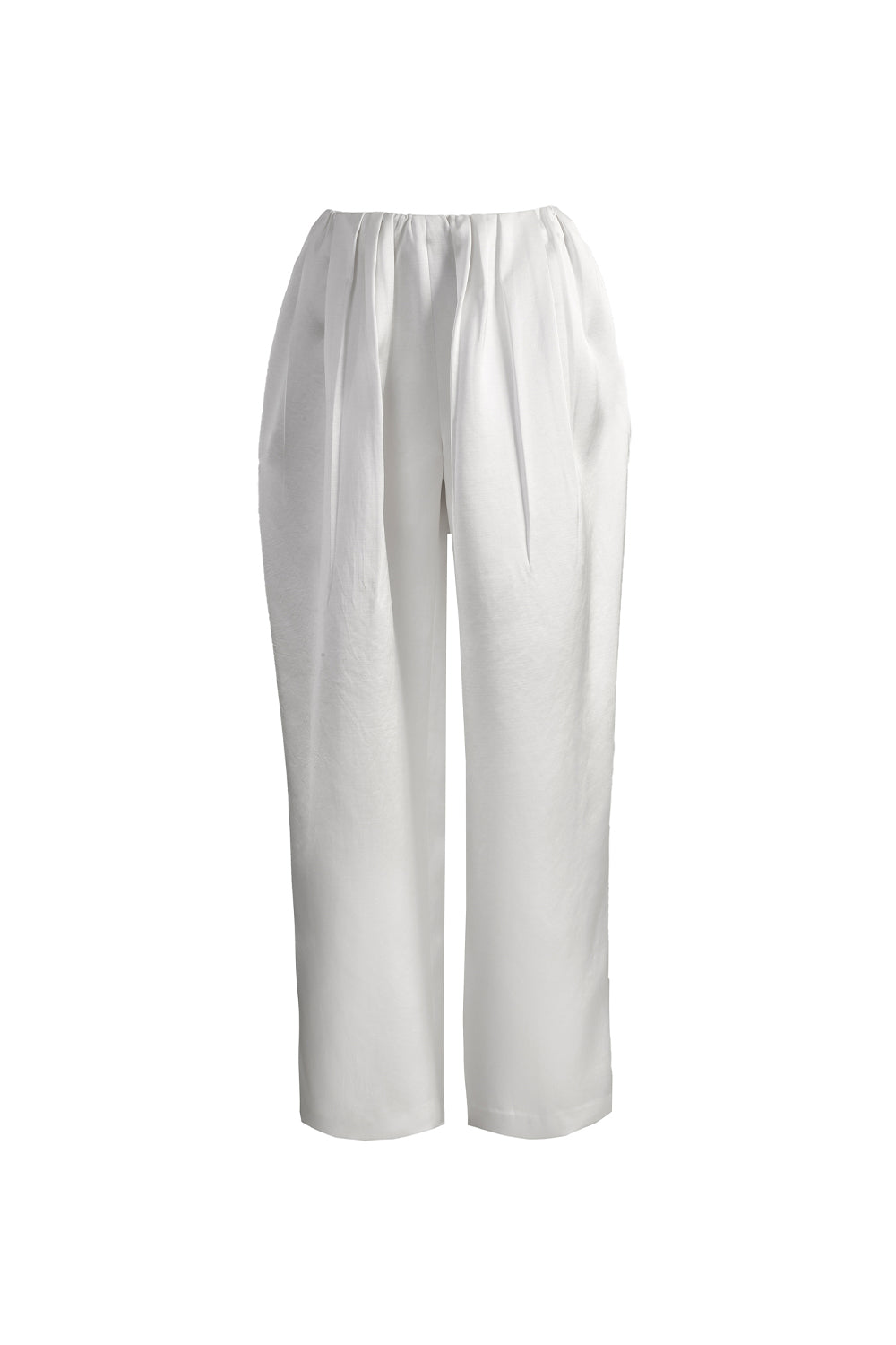VICKTEERUT Low-Rise Pleated Fluid Trousers กางเกงเอวต่ำ จับจีบ